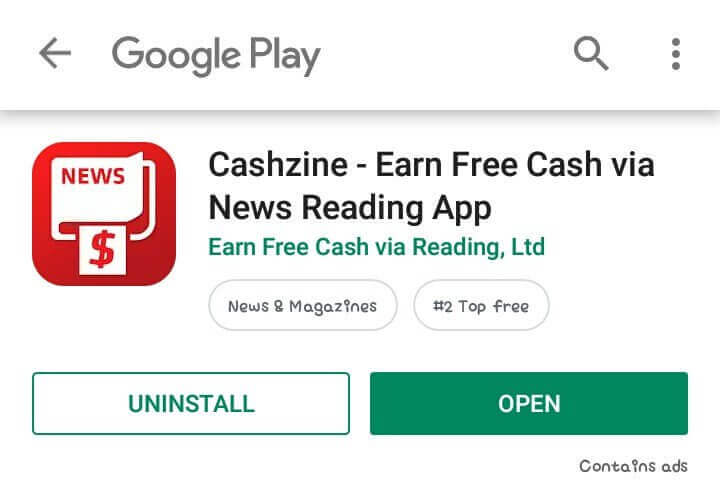 aplikasi penghasil uang di android cashzine
