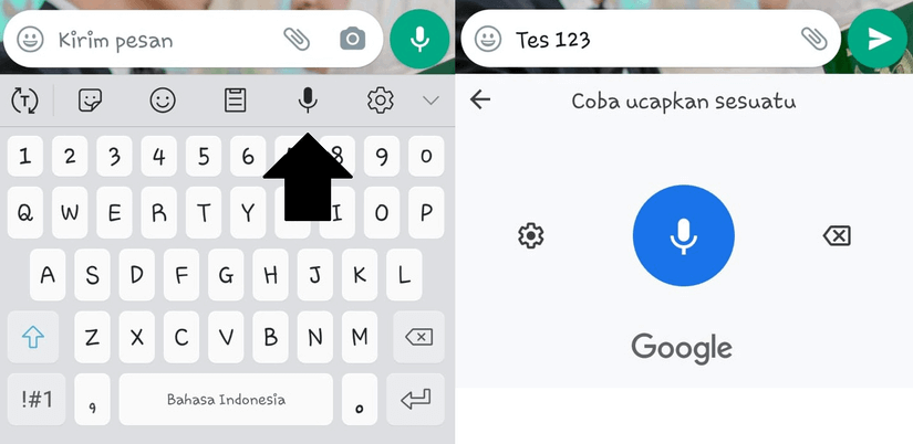 gboard voice messages