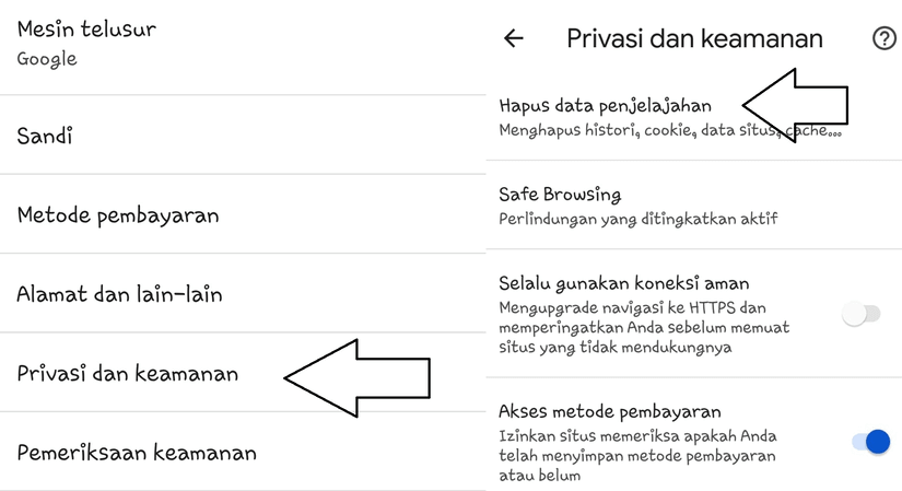 privacy security chrome