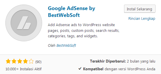 google adsense by bestwebsoft