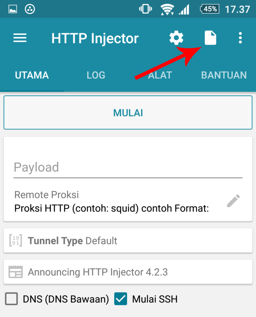 impor http injector