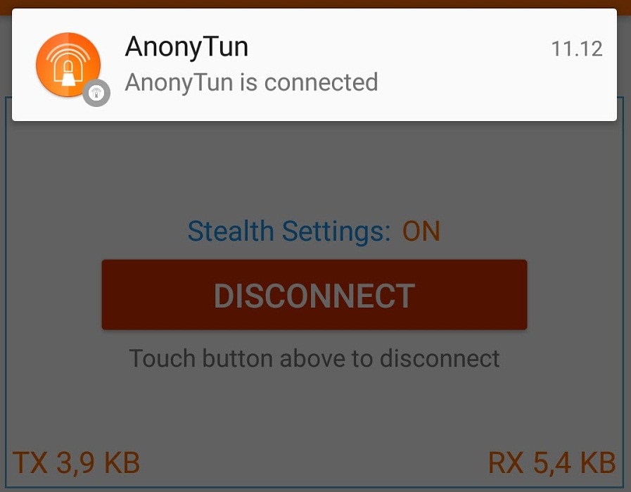 anonytun connected