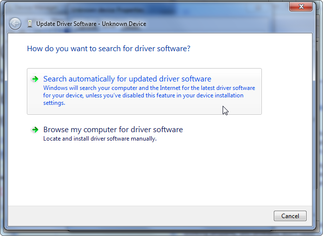 automatically update driver