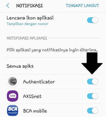 app setting notification
