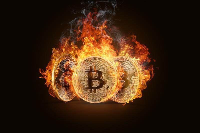 what happens when a crypto burn coins