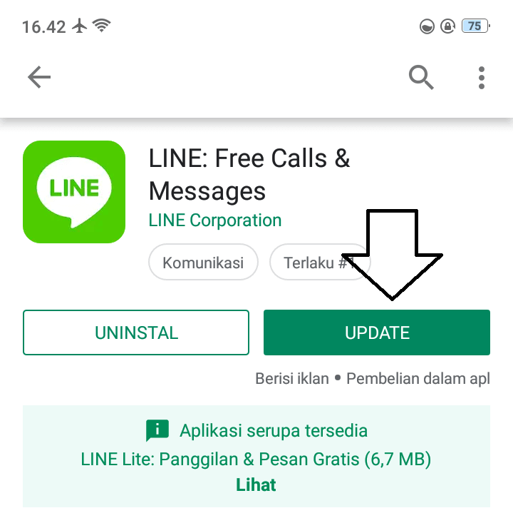 update line