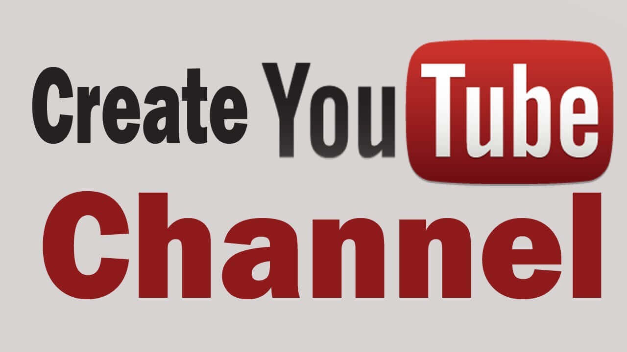 create youtube channel