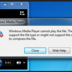 cara mengatasi windows media player cannot play the file