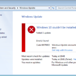cara mengatasi windows update error