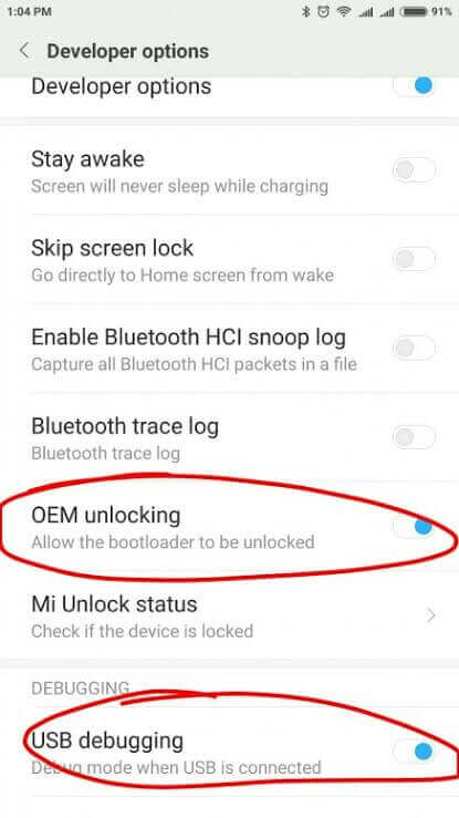 oem unlocking