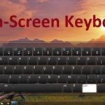 cara menampilkan on screen keyboard