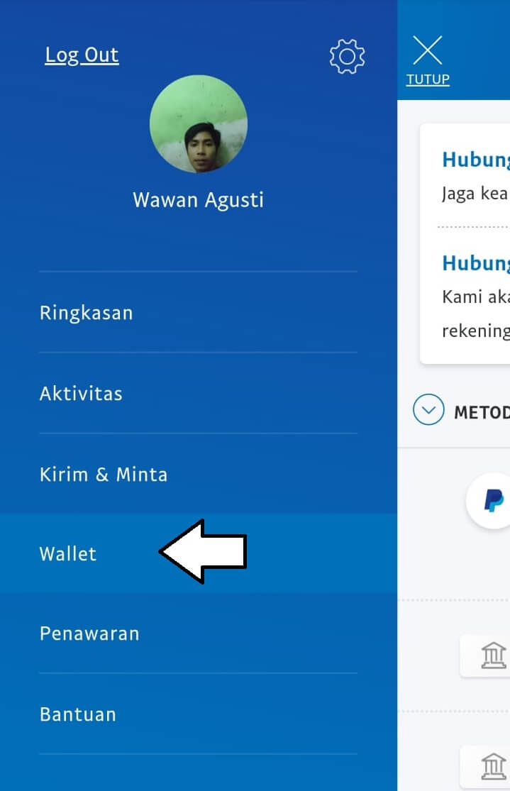 paypal wallet