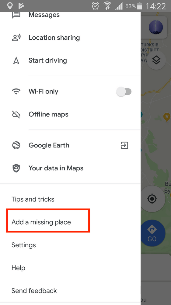 add a missing place