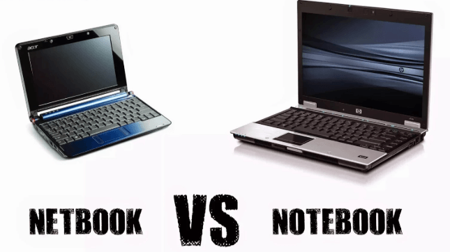 perbedaan notebook dan netbook
