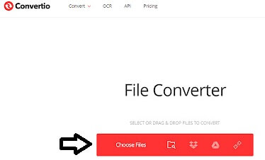 choose file convertio