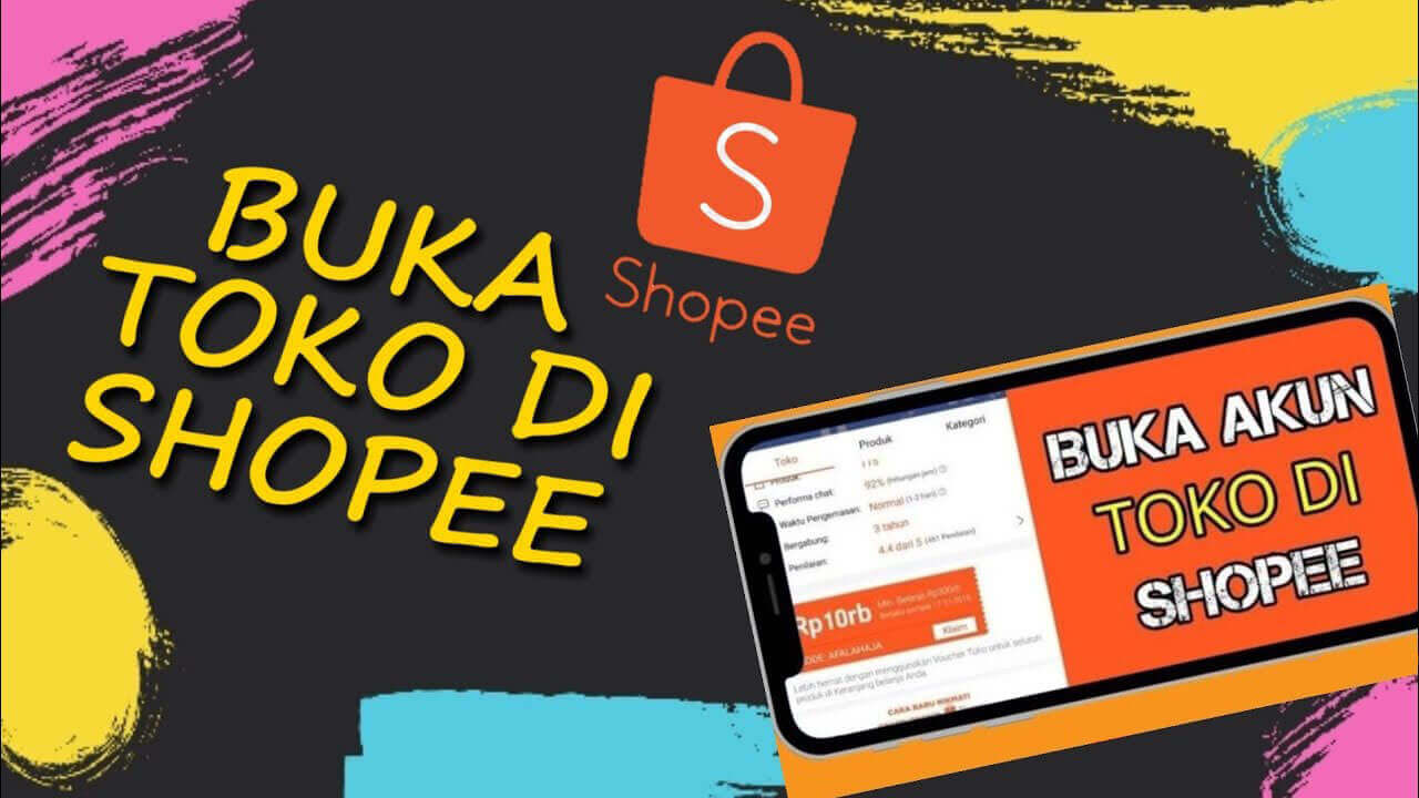 cara buka toko online di shopee