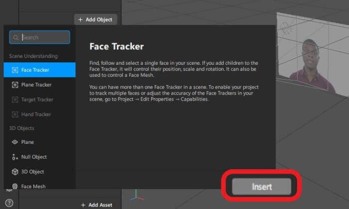 face tracker