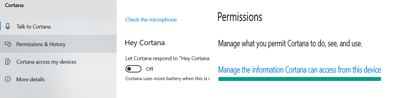 Manage permissions