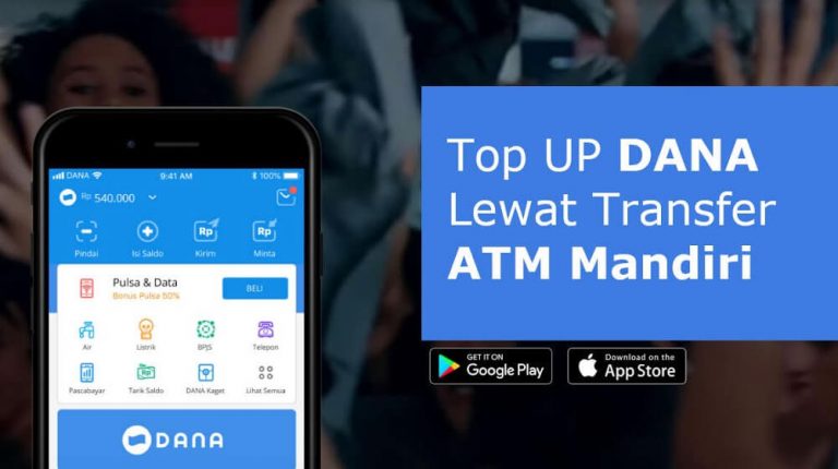 Cara Top Up DANA Lewat ATM Mandiri, Mandiri Online - Dewailmu