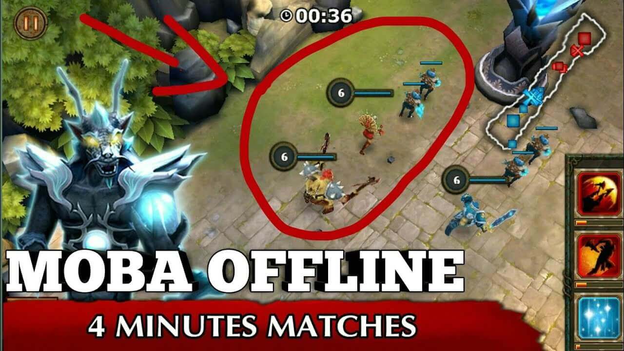 Legendary Heroes MOBA Offline