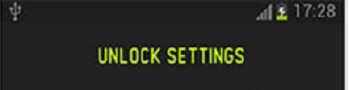 unlock settings