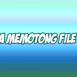 cara memotong file pdf