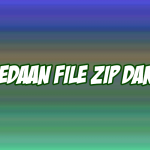 perbedaan file zip dan rar
