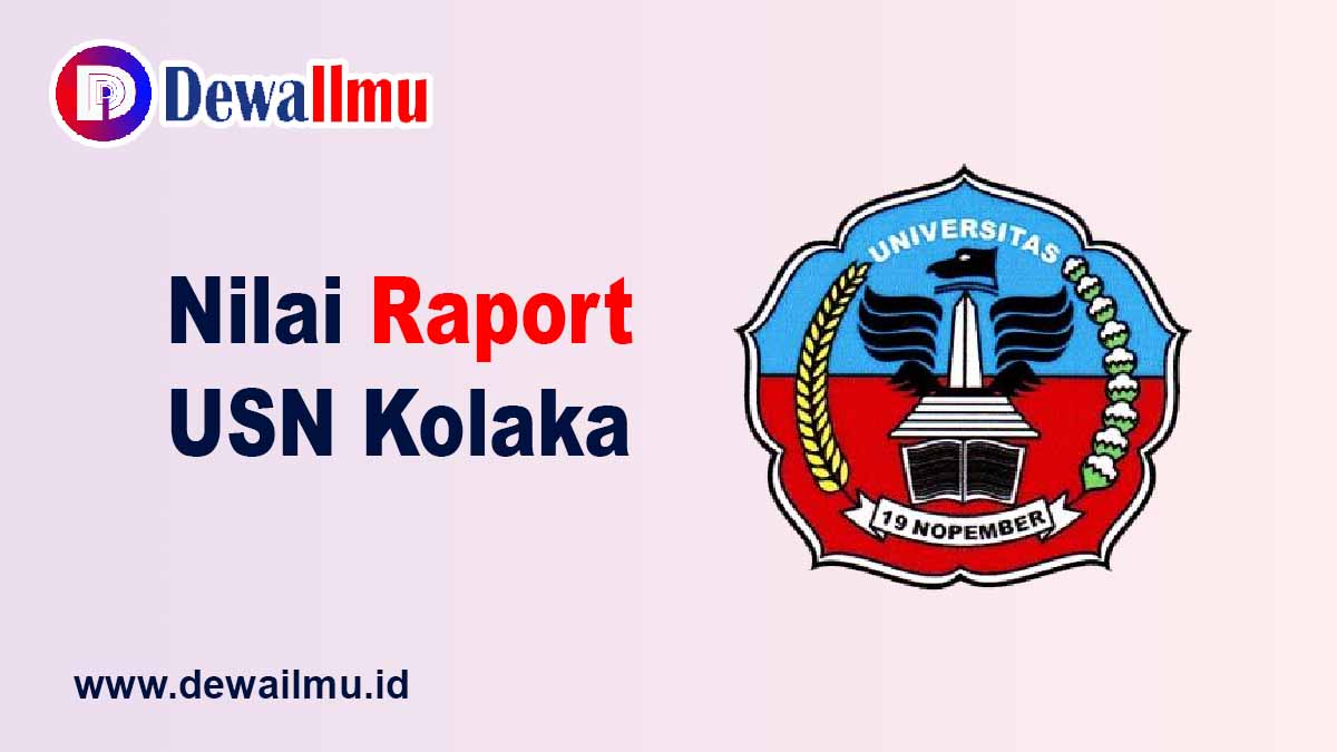 Nilai Rapor SNBP USN Kolaka