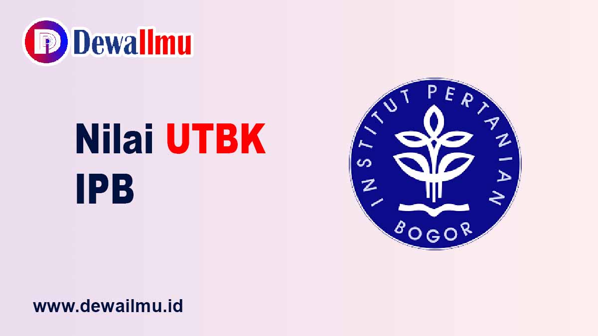 Rata-rata Nilai UTBK IPB