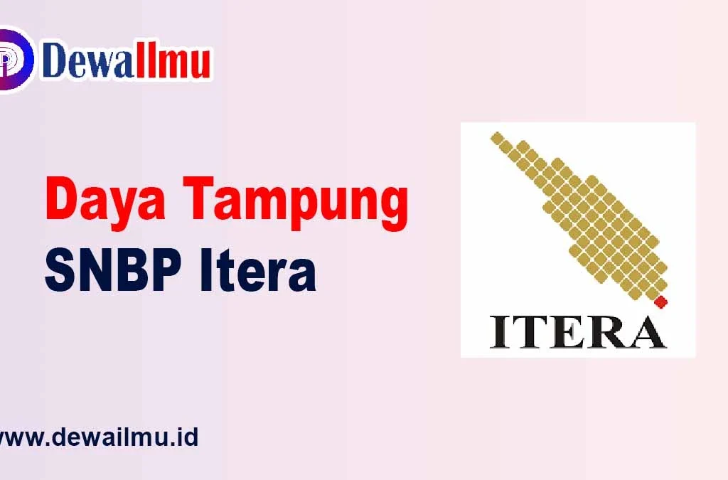 daya tampung snbp itera