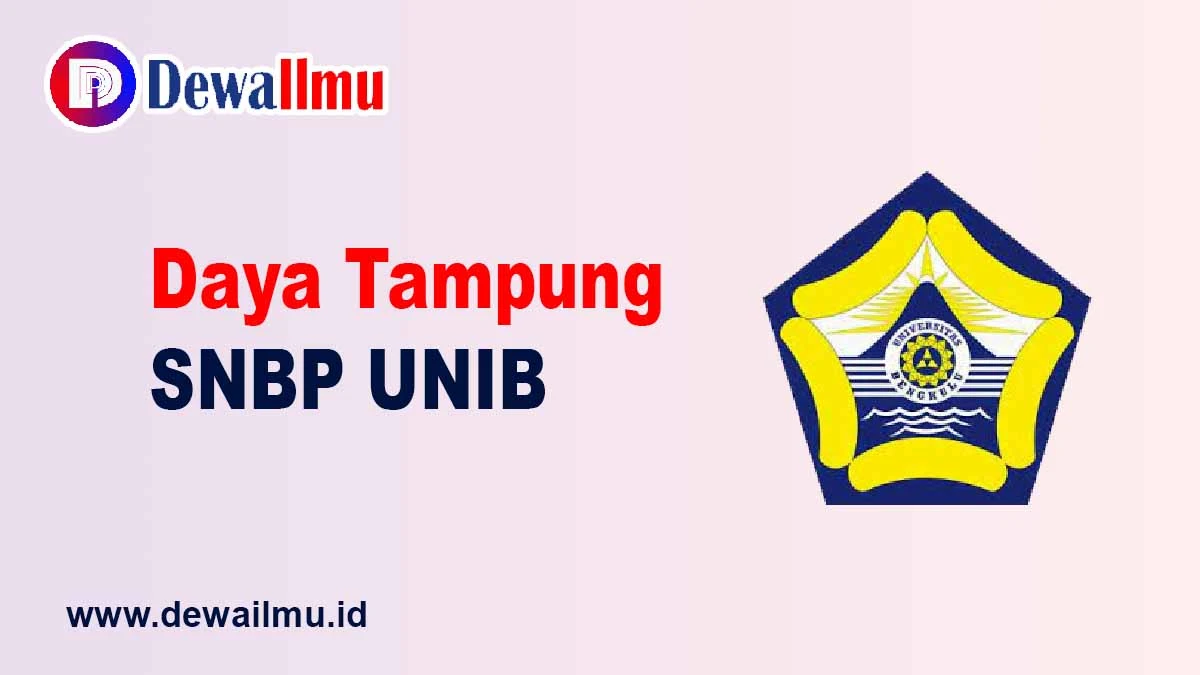 daya tampung snbp unib