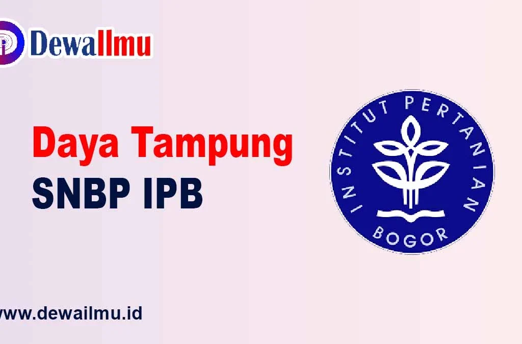 daya tampung snbp IPB