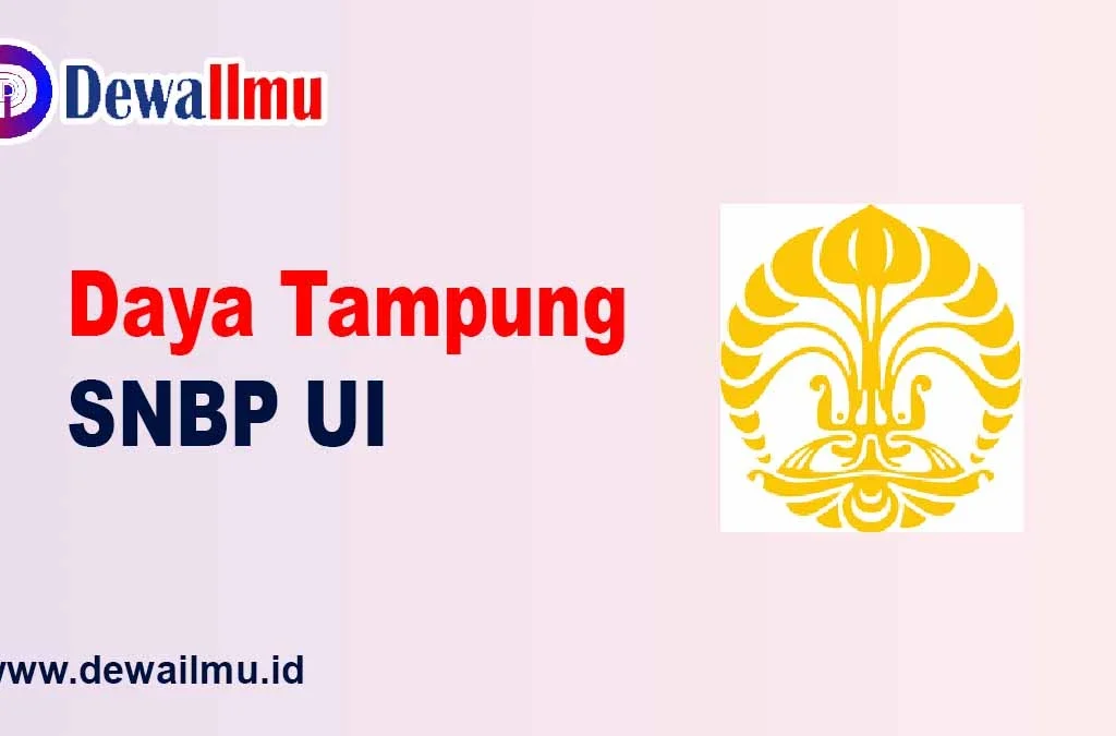 daya tampung snbp UI