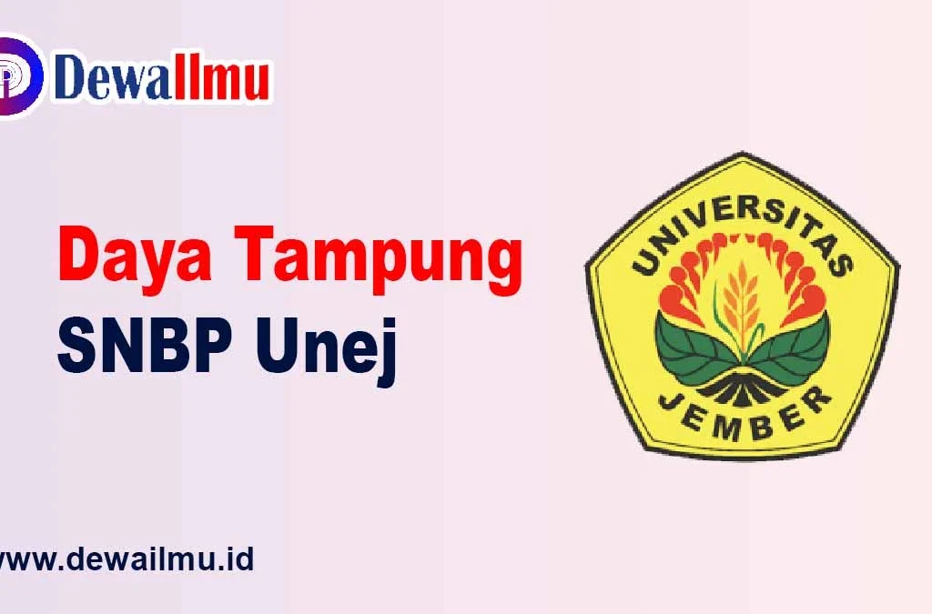 daya tampung snbp unej