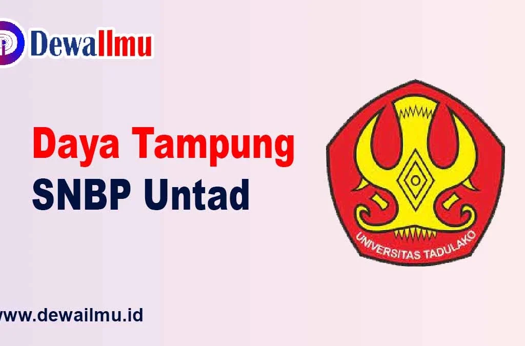 daya tampung snbp untad