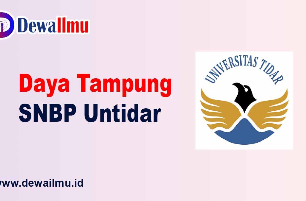 daya tampung snbp untidar