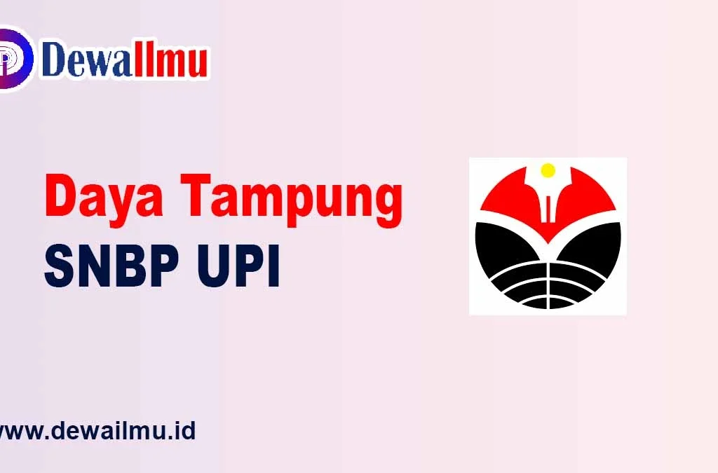 daya tampung snbp upi