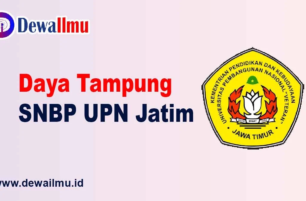 daya tampung snbp upn jatim