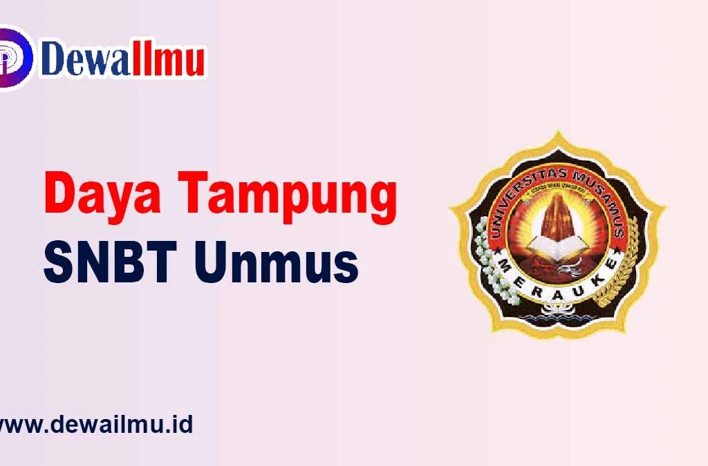 daya tampung snbt unmus