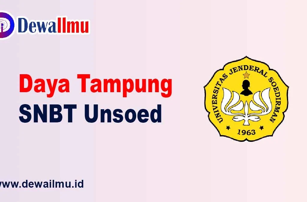 daya tampung snbt unsoed