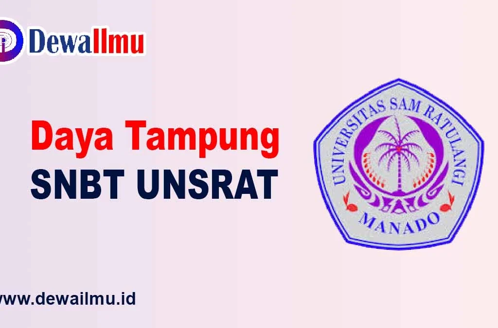 daya tampung snbt unsrat