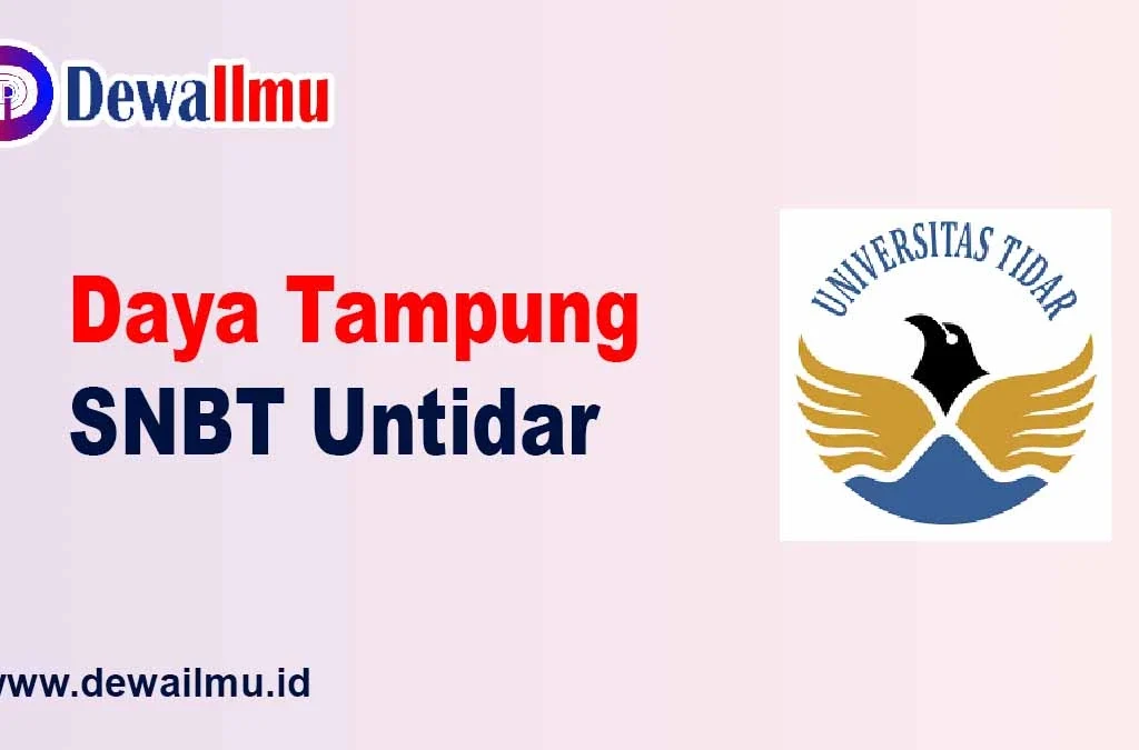 daya tampung snbt untidar