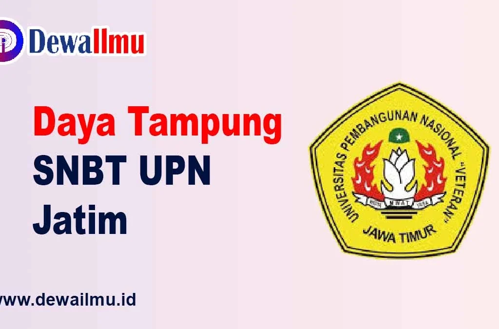 daya tampung snbt upn jatim