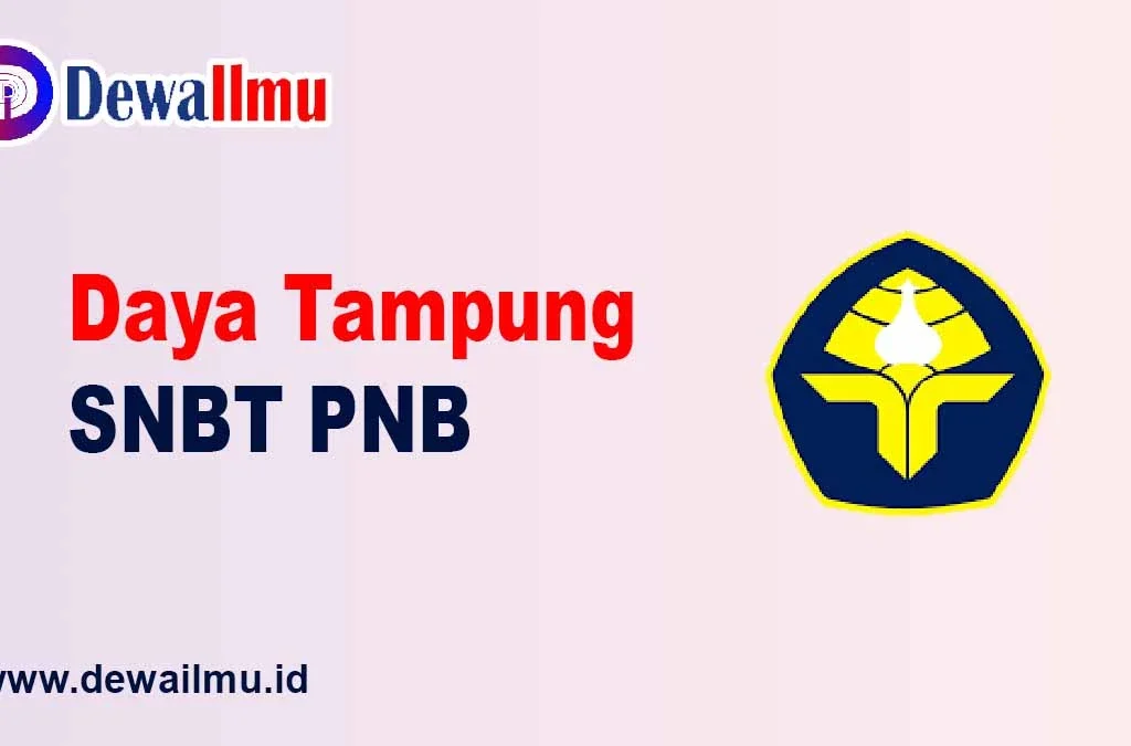 daya tampung snbt pnb