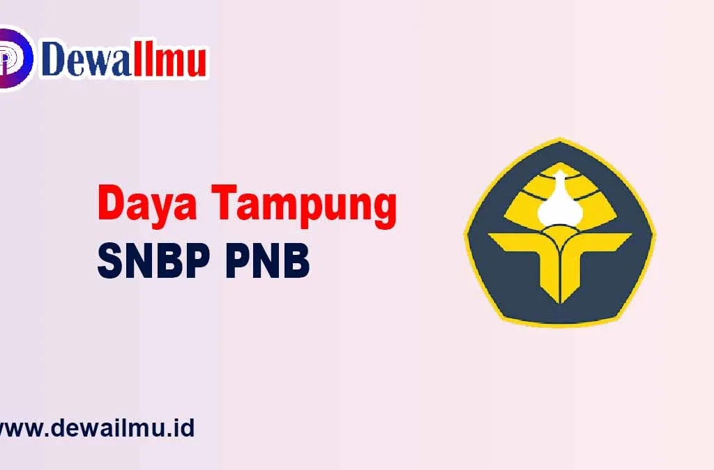 daya tampung snbp pnb