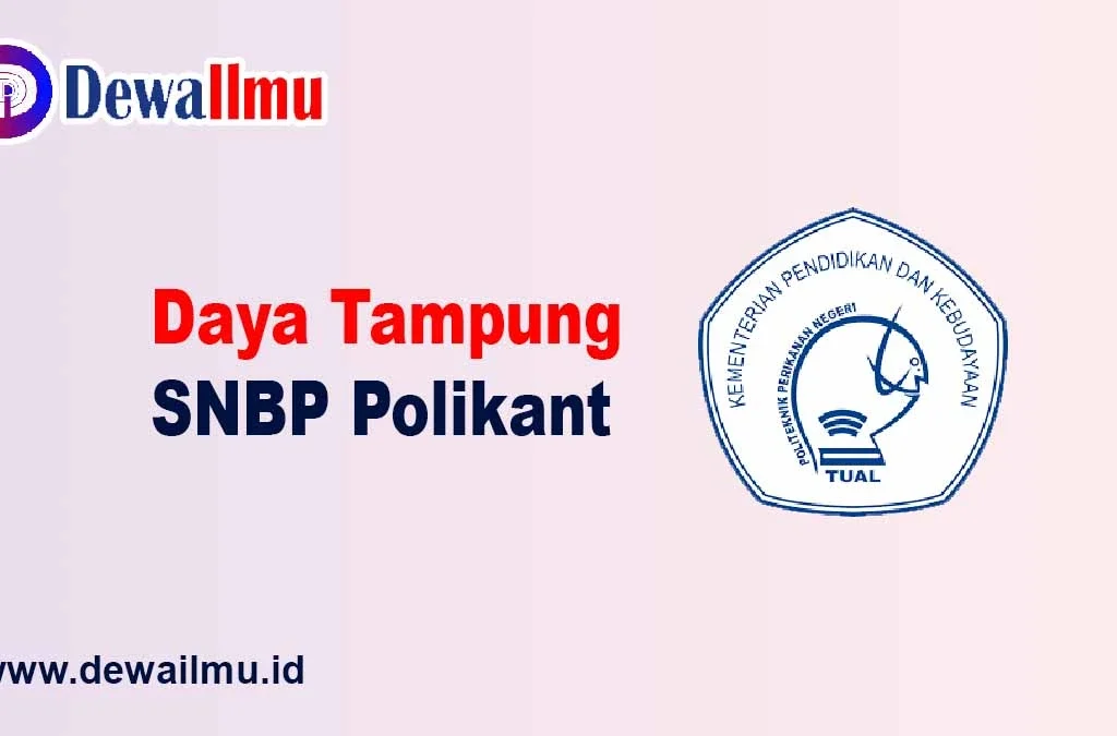 daya tampung snbp polikant