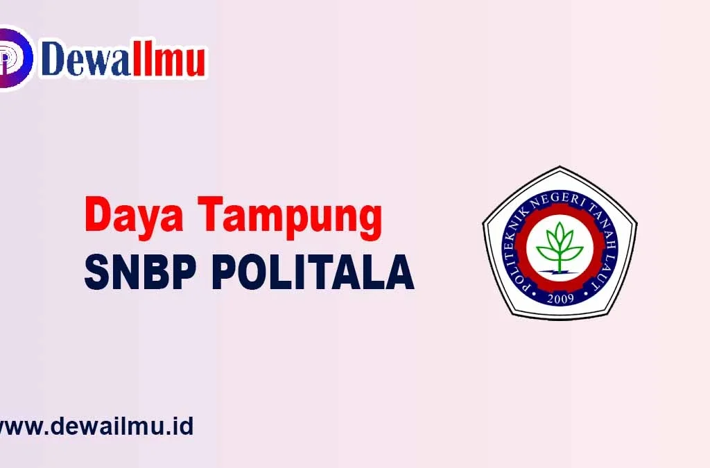 daya tampung snbp politala