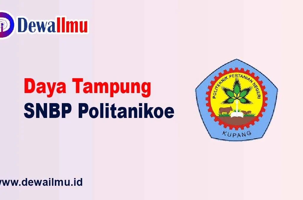 daya tampung snbp politanikoe